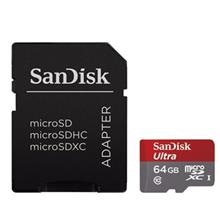 کارت حافظه سن دیسک microSDXC 64GB UHS-I Card with Adapter Sandisk Ultra microSDXC 64GB UHS-I Card with Adapter